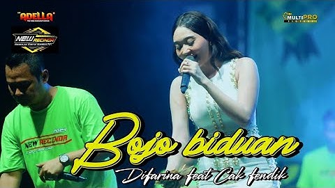 BOJO BIDUAN - Difarina ft Cak Fendik - OM ADELLA ( live New Recinda 2024 )