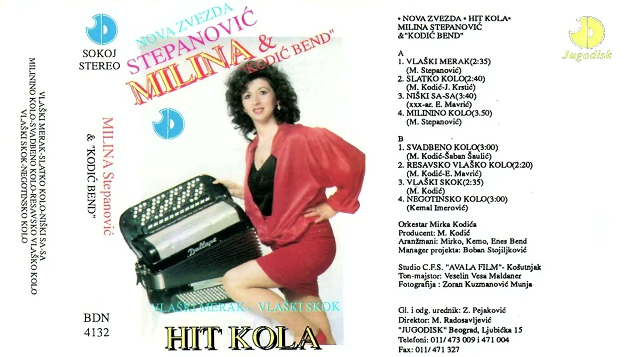 Milina Stepanovic - Resavsko vlasko kolo [Official Audio 1990]