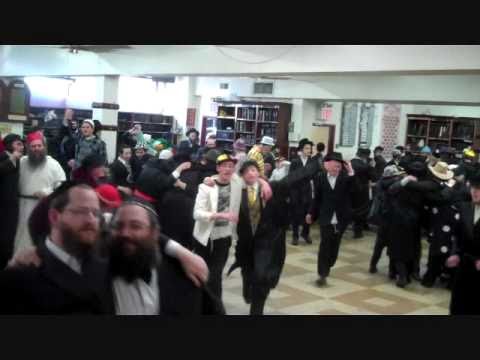 Jews Celebrating Purim In Boro Park