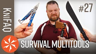 KnifeCenter FAQ #27: Best Survival Multi-Tools? + Steampunk Knives, Worst Knife Injuries, More!