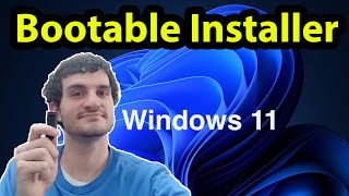 step by step  creating a windows 11 bootable installer