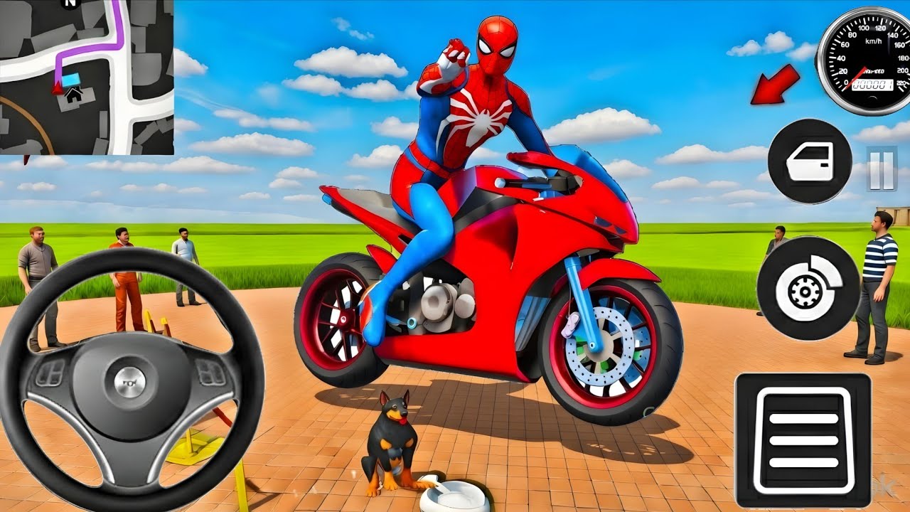 🤑Indian Thift Auto Simulator😍Purchase by Spiderman🕷️Police Bike Car🔥| Zombies City Mission😱Gameplay 