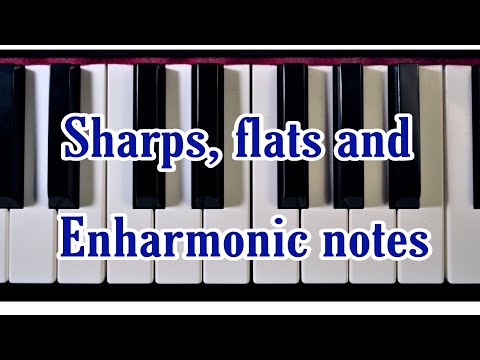 Sharps Flats and Enharmonic notes