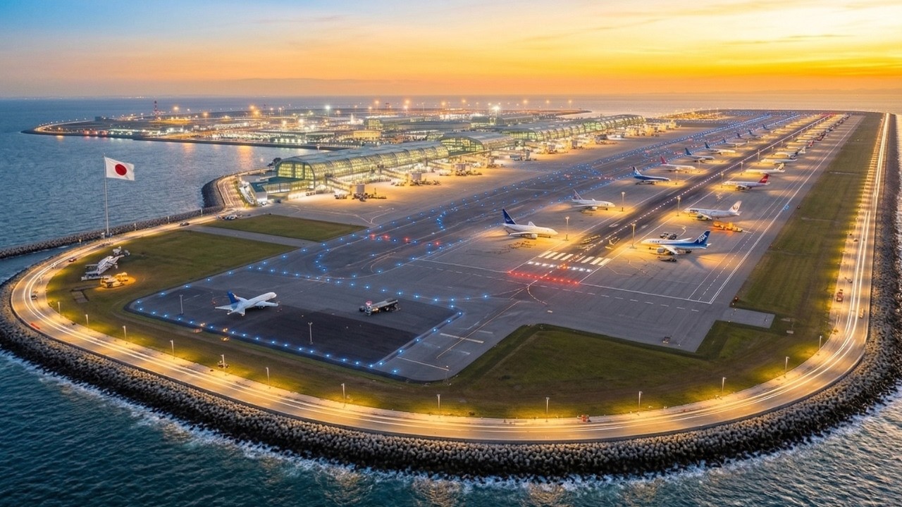 How Japan Built a $10B Airport on an Artificial Island (Full Process)