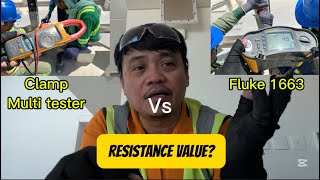 Fluke 376 Multi Tester VS. Fluke 1663 | what Loop Ckt Resistance Value to use |  #electrical