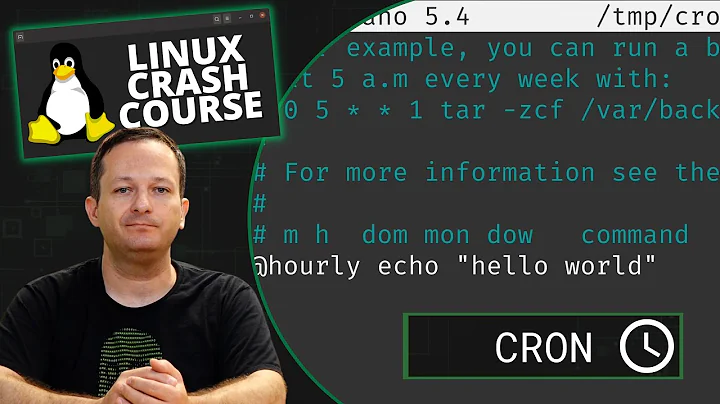 Linux Crash Course - Scheduling Tasks with Cron