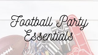 Football Party Essentials TV Segment