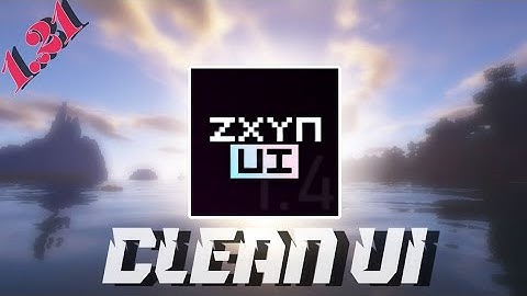 Zxyn Ui | mcpe cleaner ui | Zxyn cleaner ui mcpe 1.21