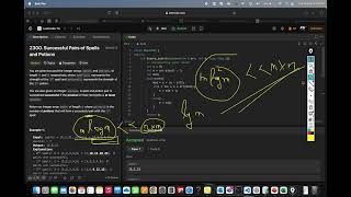 Binary Search | LEETCODE 75 | 2300. Successful Pairs of Spells and Potions | Lower Bound | C++