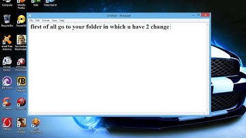 How to change extension of a file in windows 8