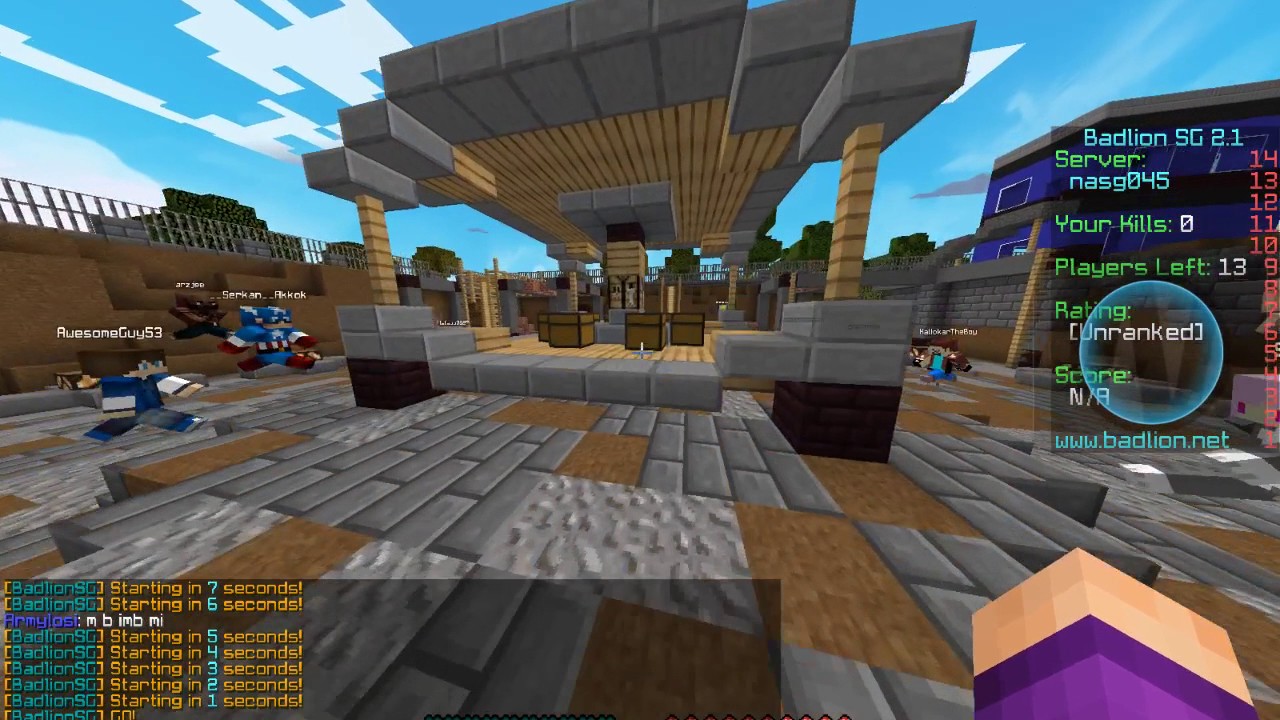 MY FIRST SG VIDEO!!!! - kallokars channel: https://www.youtube.com/channel/UCZ8-...​
Server ip: na.badlion.net
