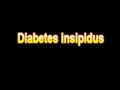 What Is The Definition Of Diabetes insipidus - Medical Dictionary Free Online