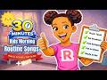 30 Minute Kids Morning Routine Songs 🌞 Wake Up, Get Ready, Start the Day! + More | Reign's Village