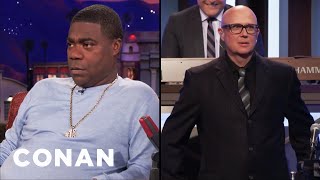 Tracy Morgan Is Suious Of Conans Trumpet Player Conan On Tbs