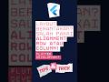 Flutter Tips #8: MainAxisAlignment vs CrossAxisAlignment pada Row dan Column | Code With Nazar