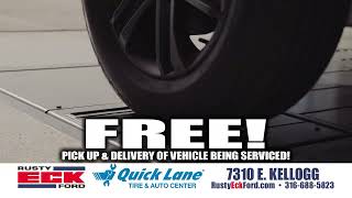 Free Pick up and delivery at Quicklane