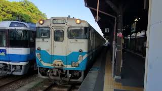鳴門線キハ40系 + キハ47系　徳島発車