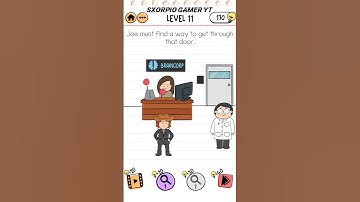 Brain Test 2 Smith and Joe vs  Professor Bigbrain level 11 | Tricky Puzzles | Sxorpio Gamer YT