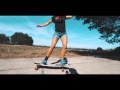 Longboard with Neena on the Original Skateboards Arbiter LCD