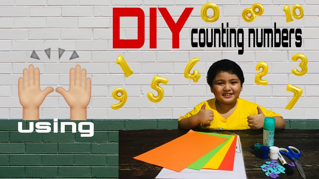 DIY counting numbers..💡 - YouTube