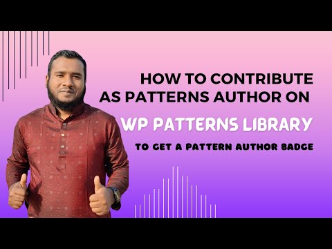 06. WordPress Contribution - Design a Pattern and Submit