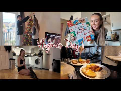 VLOGMAS DAY 1 | putting up our christmas tree 🎄