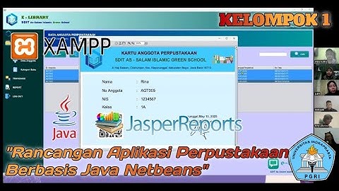 KELOMPOK 1 - Aplikasi Perpustakaan Berbasis Java Netbeans - X6I - Pemrograman Visual