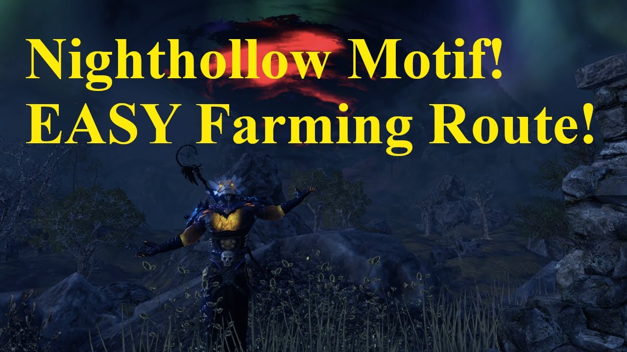 ESO Nighthollow Motif! EASY Markarth Farming Route! YouTube