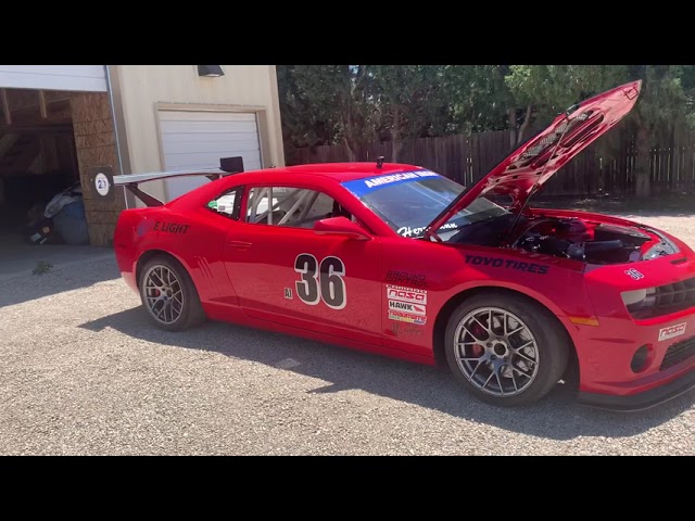 Voiture Miniature Solido Chevrolet Camaro Racing - Échelle 1:43 - Rouge - Occasion Comme Neuf