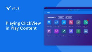 Playing ClickView in Play Content
