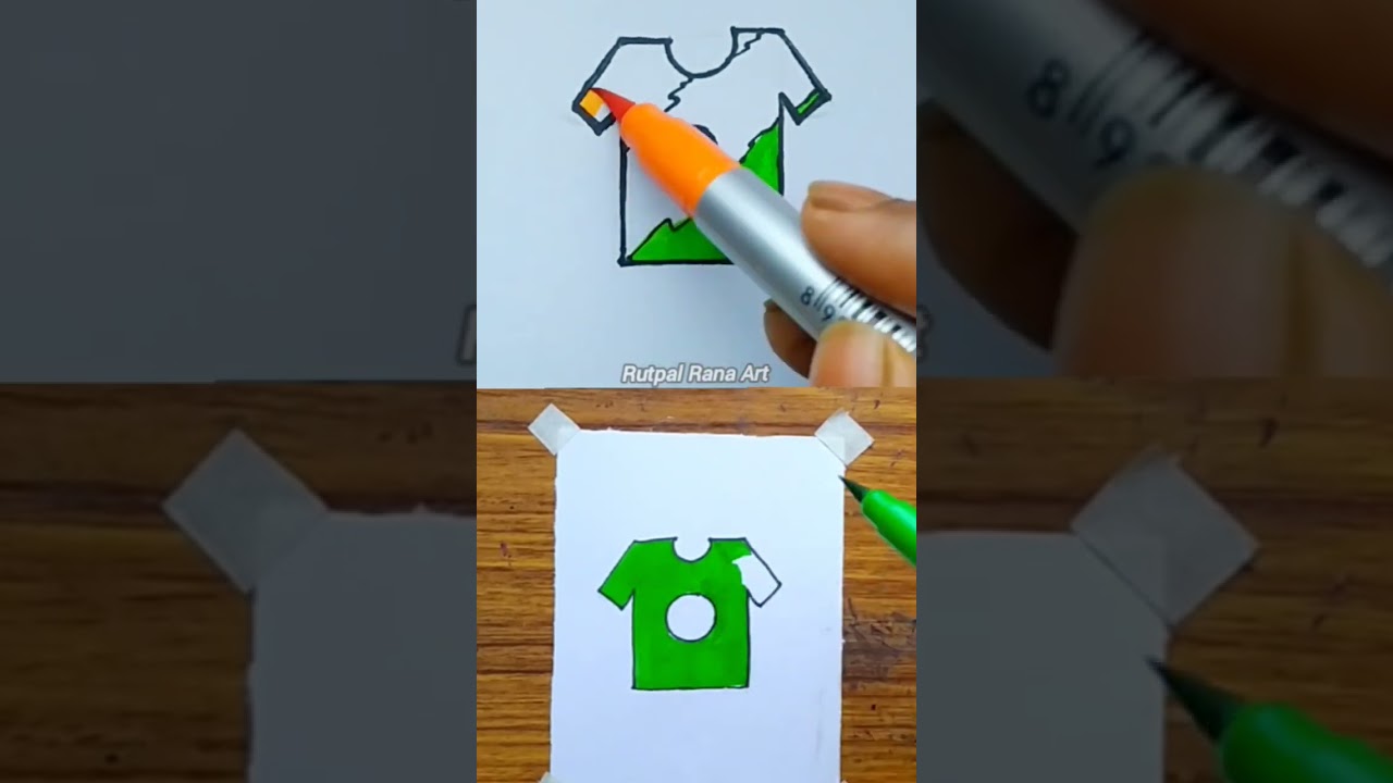 India+Bangladesh Shirt/Independence Day Drawing 