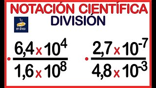 🚩SCIENTIFIC NOTATION: DIVISION 📈