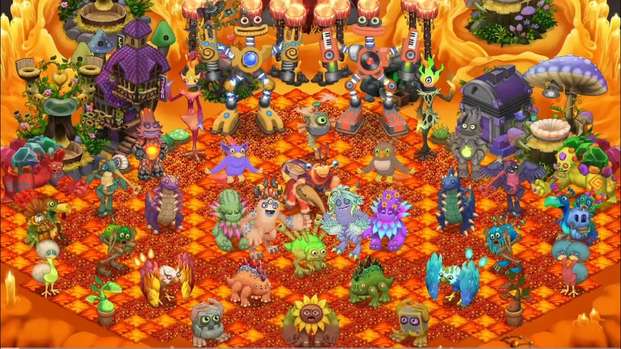 My Singing Monsters What If Stoowarb & Maggpi (Werdos) Were On Fire Haven