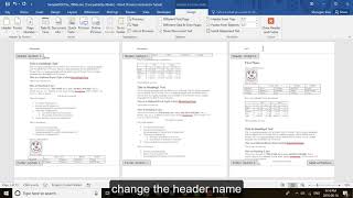 How to Apply Different Header and Footer on Same Word Document (Tutorial)