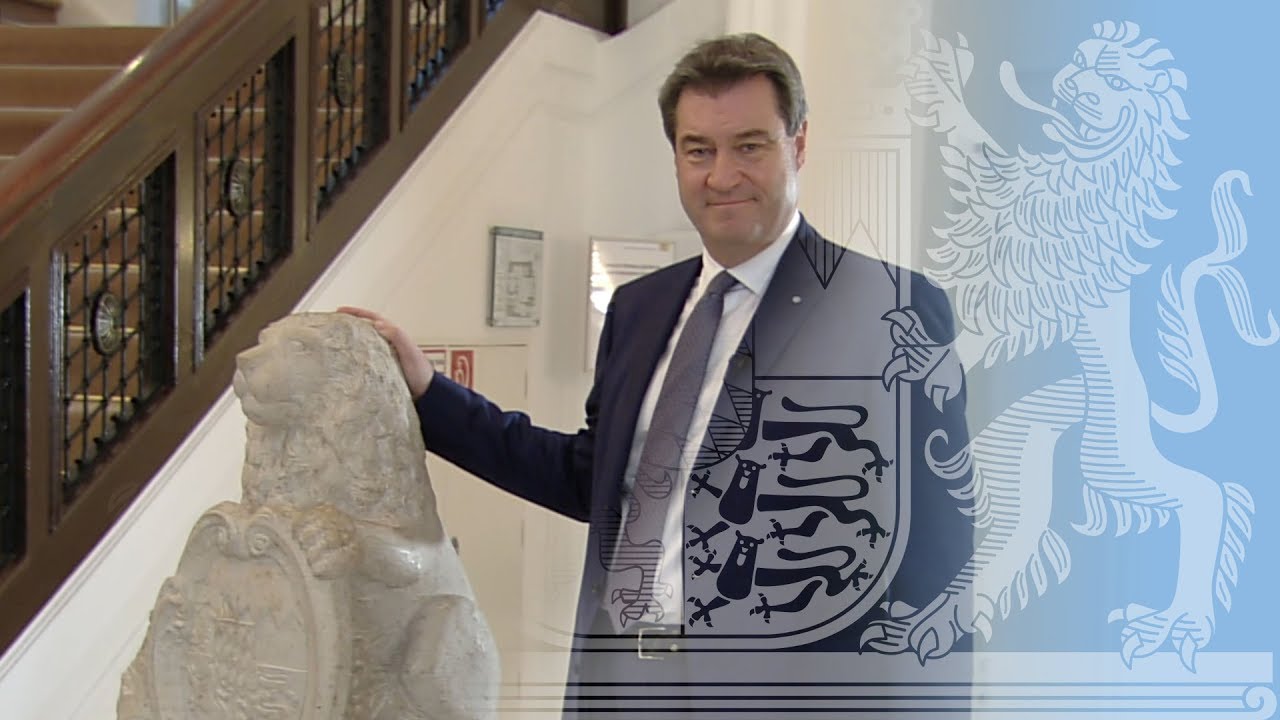 Videobotschaft von Ministerpräsident Dr. Söder aus der Bayerischen Vertretung in Berlin - Bayern