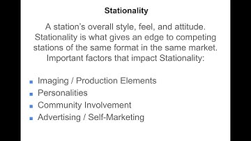 KANW Radio Broadcasting Class Session 3-1 Stationality