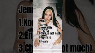 How many languages each blackpink member can speak #blackpink #lisa #jennie #rosè #jisoo #blink