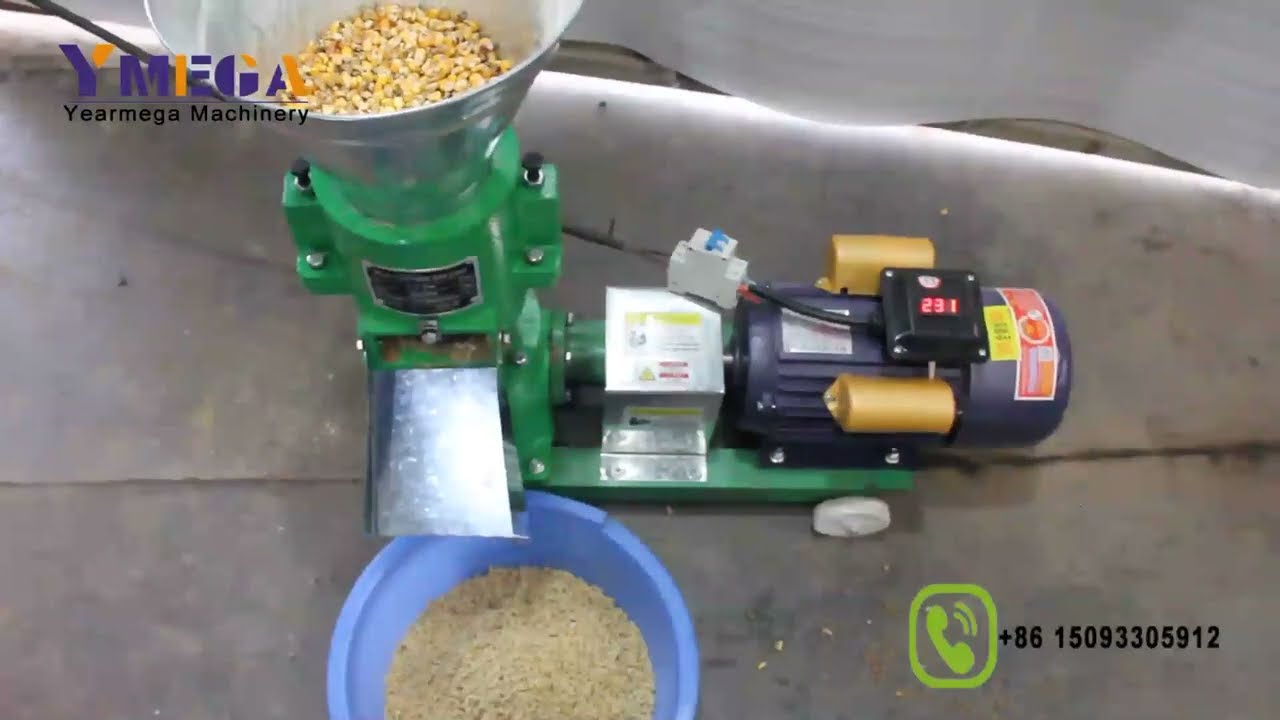 Small farm use animal feed pellet machine for poultry and livestock feed production