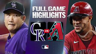 Live ROCKIES vs. D-BACKS: Official Full Game Highlights (August 11) | 2026 MLB Season Station Image