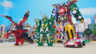 DX Gokai Machine 01 ,02 ,04 Stop Motion ゴーカイジャー