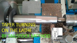 MST 17: Taper Turning on Lathe Machine Part 2 by Tailstock offset in Urdu / Hindi #MachineLearning