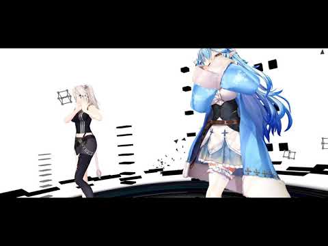 【ホロライブMMD】獅白ぼたんと雪花ラミィで『おどりゃんせ』