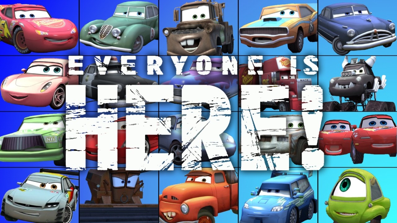 EVERYONE IS HERE! But with CARS (THQ Trilogy). A Super Smash Bros. Ultimate Parody