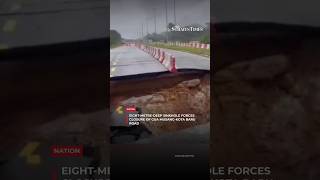 Eight-metre-deep sinkhole forces closure of Gua Musang-Kota Baru road