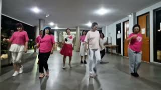 Surat Cinta 2026 | Line Dance | Beginner | Demo | Salve WK Trinitas | Kresensia Wu Phei Sien.