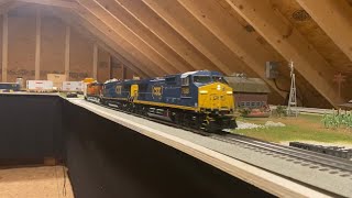 MTH premier CSX and BNSF lashup