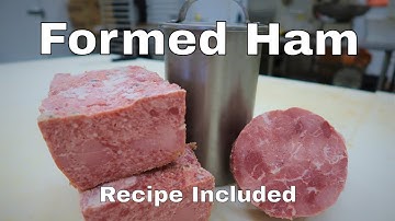 How to Make Formed Ham at Home. Cheap and Easy. Recipe Included.
