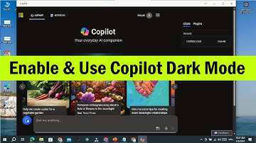 How To enable dark mode in Microsoft Copilot | copilot dark theme