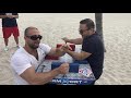 BEACH ARM WRESTLING TRAINING PART 4 #armwrestling #armsport