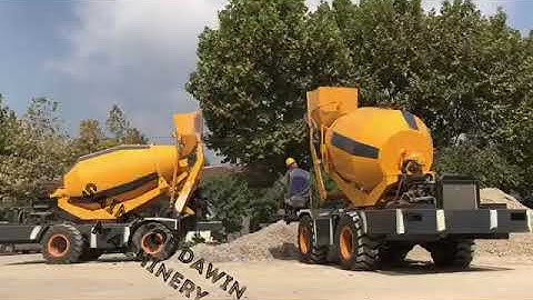 Saintyol DAWIN self loading concrete mixer